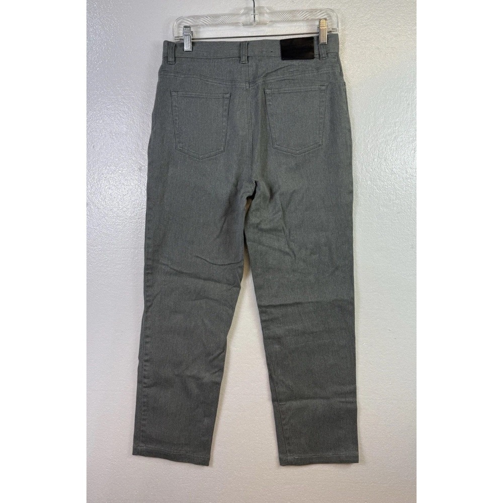 Lauren Ralph Lauren Jeans Womens Sz 8 Gray Straight Leg Stretch Denim Hipster